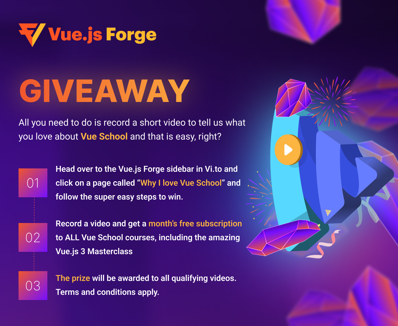 Vue 3 X Web3: Vue.js Forge Episode 4 Recap - Vue School Articles