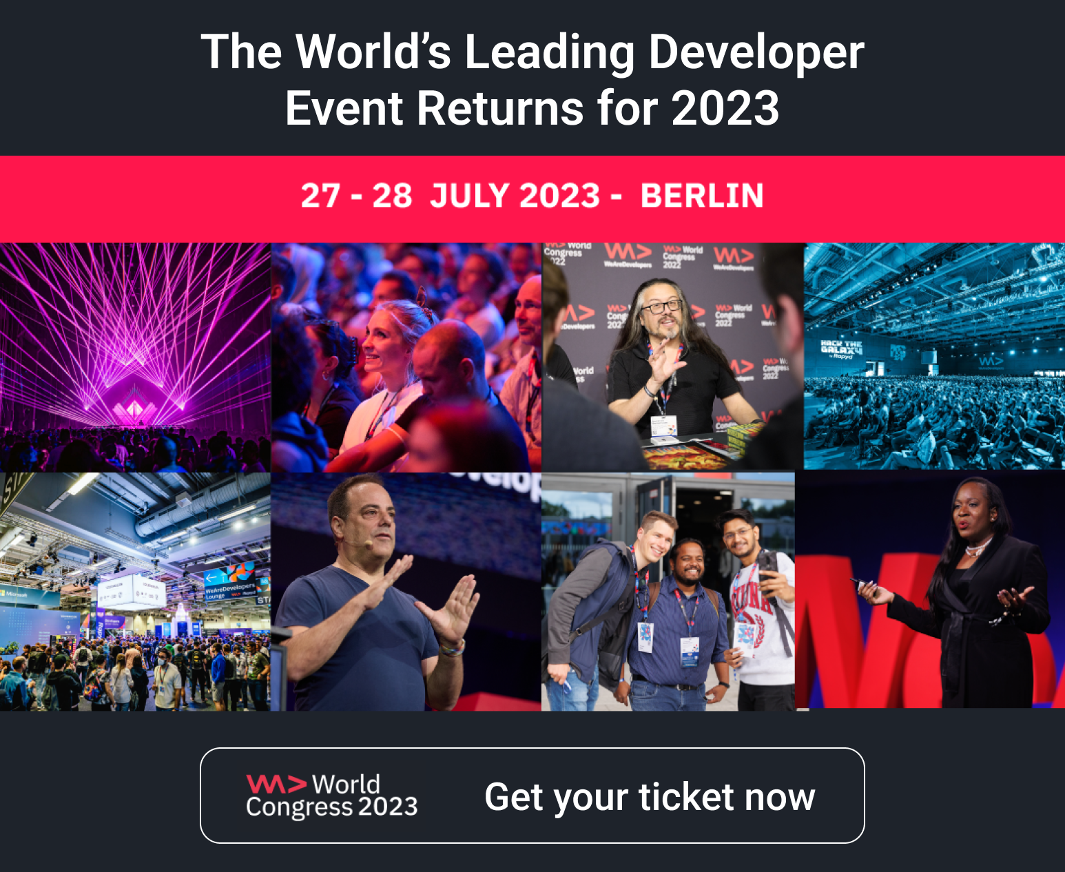Get your Discount for We are Devs 2023