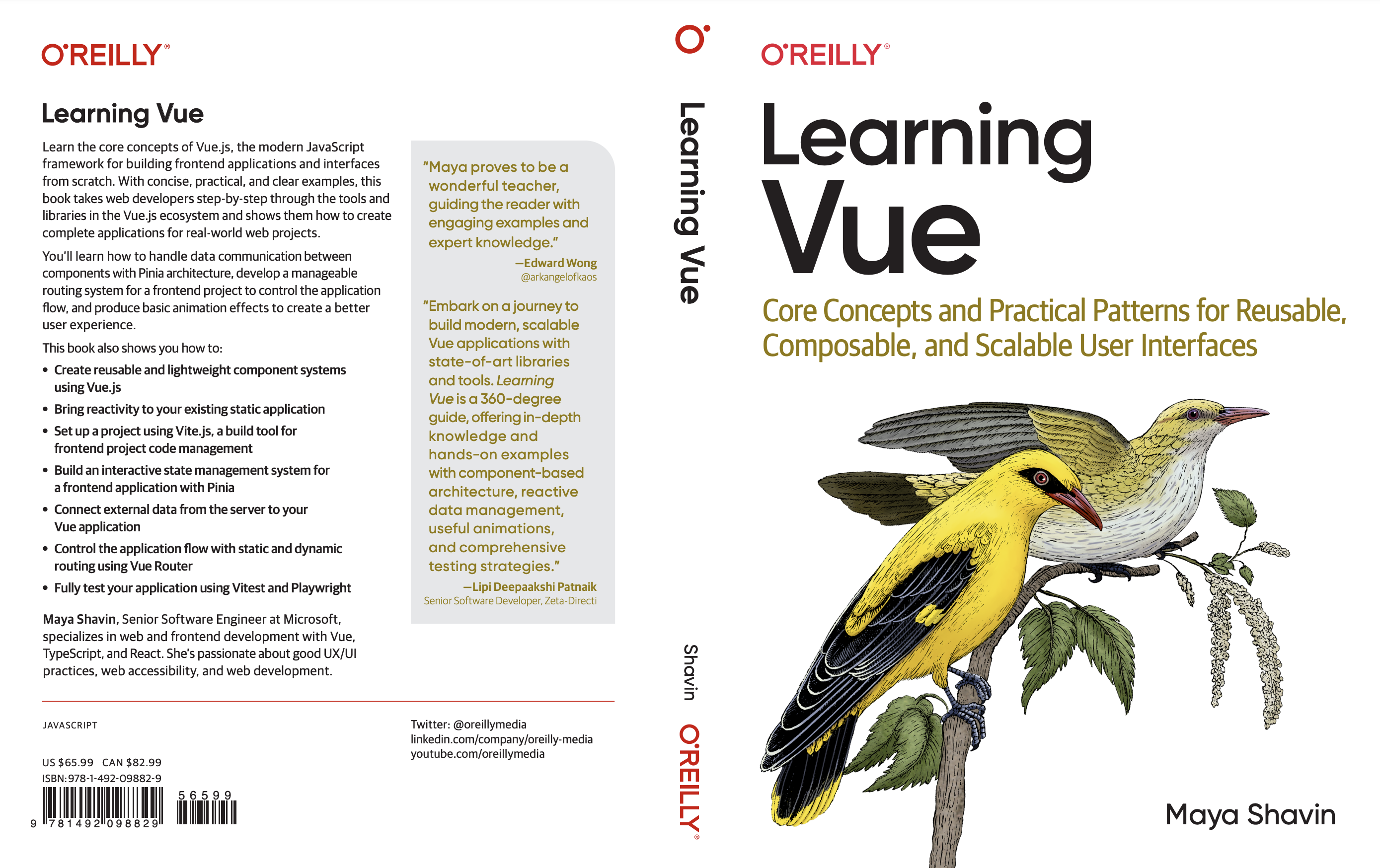 Win ''Learning Vue'' E-Book by Maya Shavin